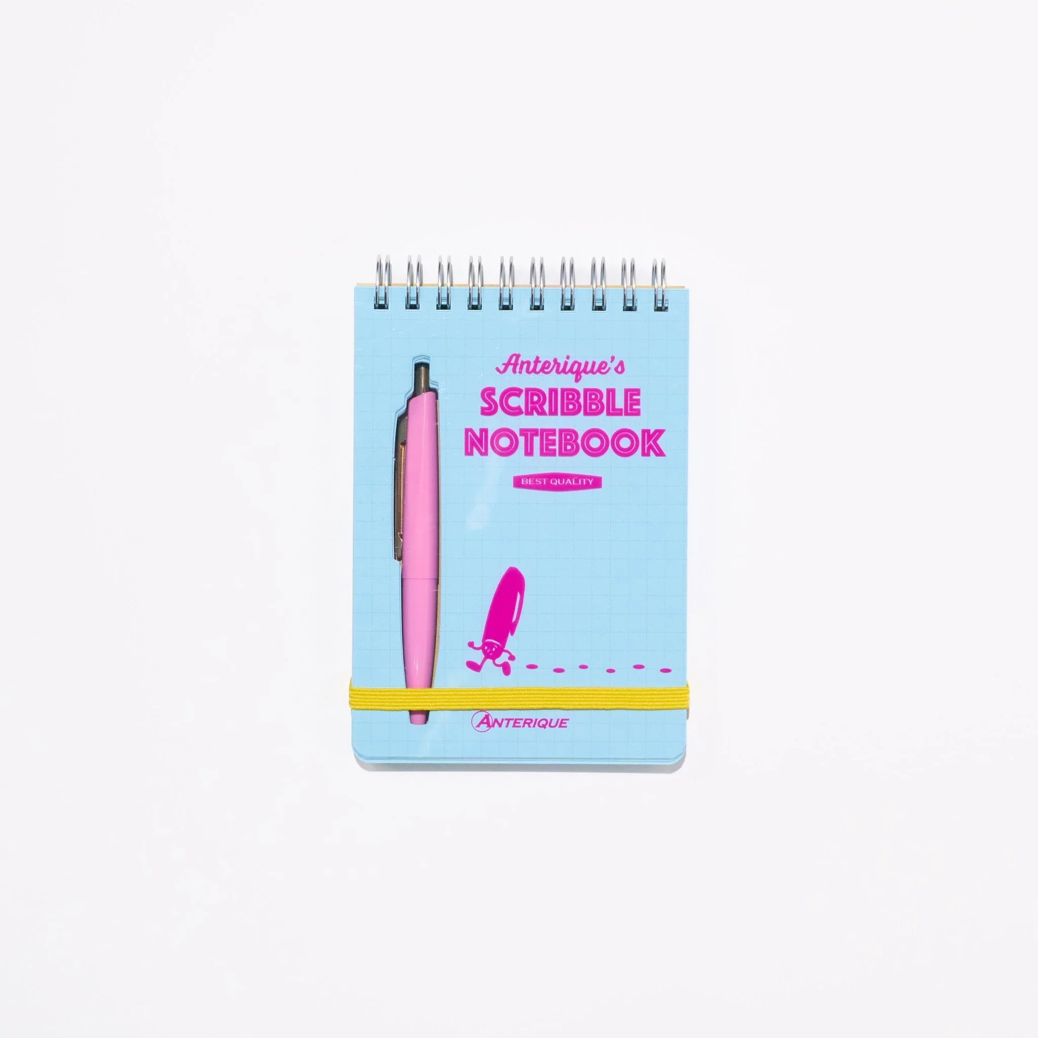 Scribble Notebook B7 Colored Paper with Mini Ballpoint Pen / ANTERIQUE - Image 6