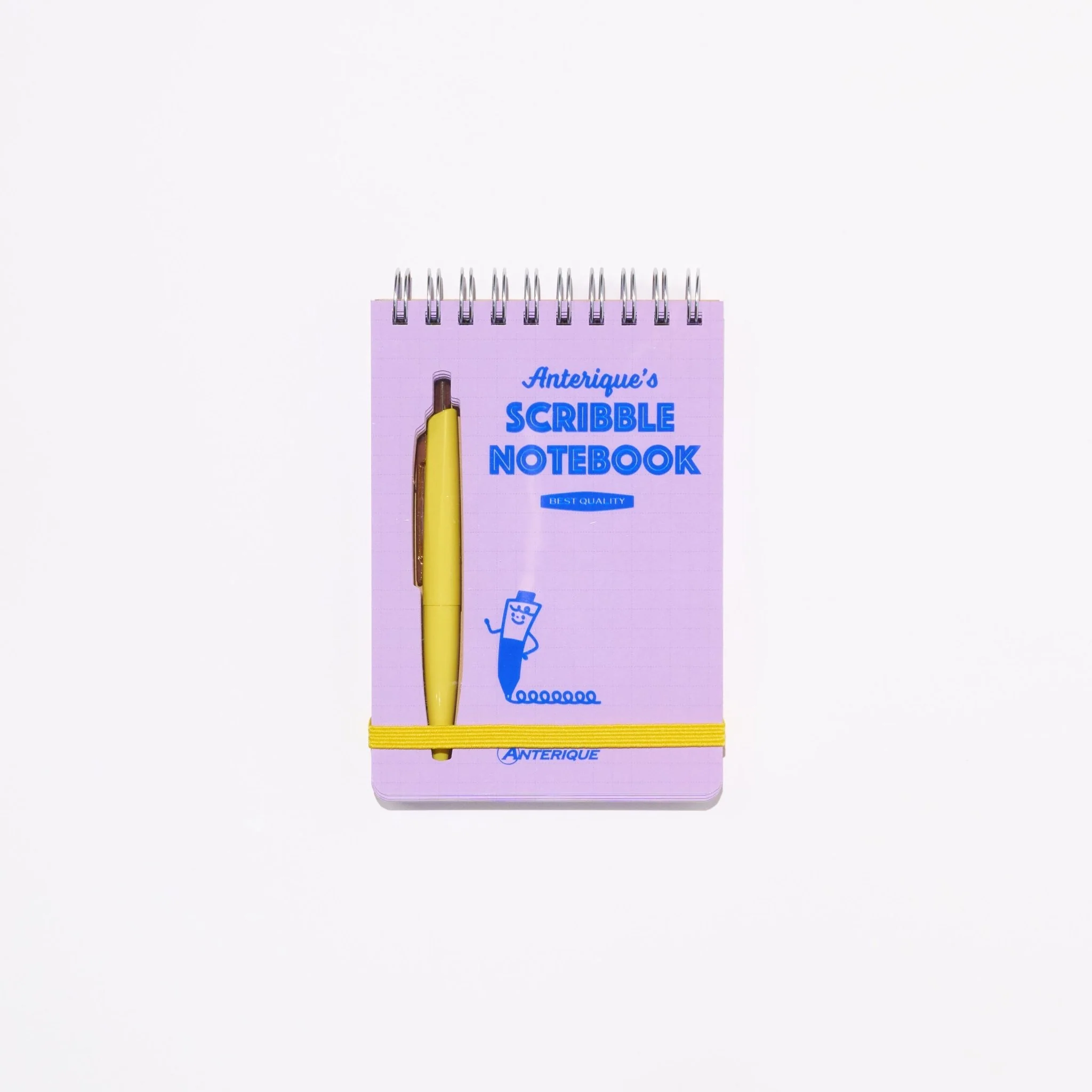 Scribble Notebook B7 Colored Paper with Mini Ballpoint Pen / ANTERIQUE - Image 7