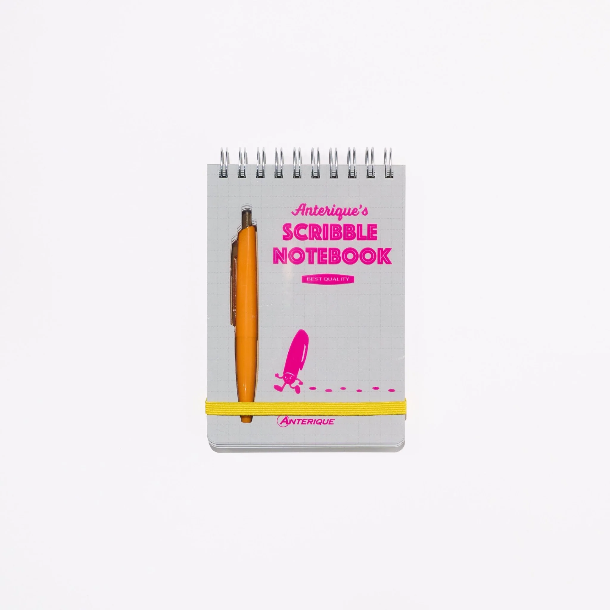 Scribble Notebook B7 Colored Paper with Mini Ballpoint Pen / ANTERIQUE - Image 8