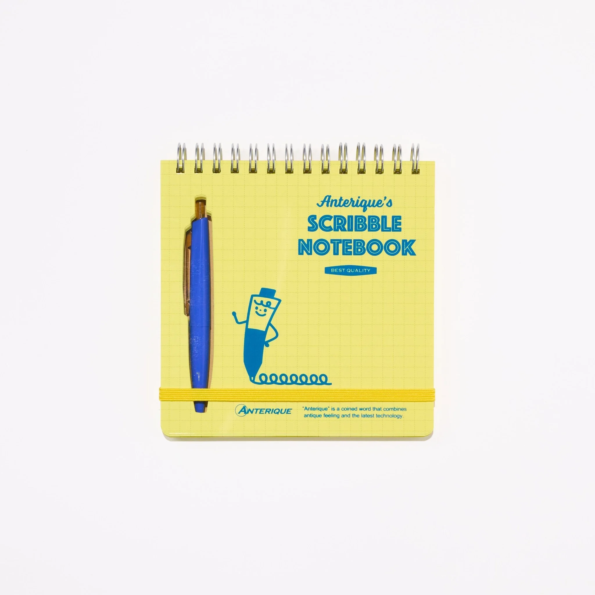 Scribble Notebook Square Colored Paper with Mini Pen / ANTERIQUE - Image 7
