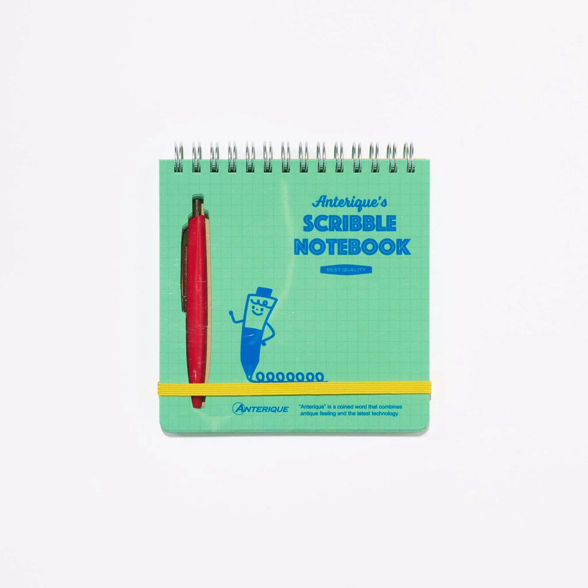 Scribble Notebook Square Colored Paper with Mini Pen / ANTERIQUE - Image 8