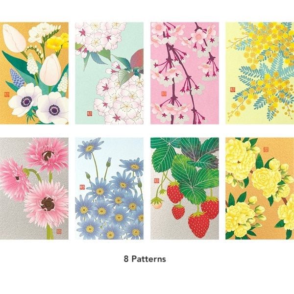 [Limited] Seasons Spring Silk-Print Postcard / MIDORI - Image 12