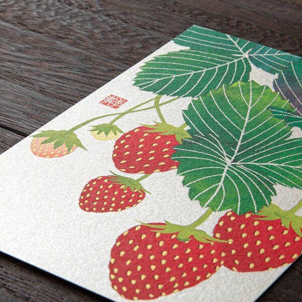 [Limited] Seasons Spring Silk-Print Postcard / MIDORI - Image 14