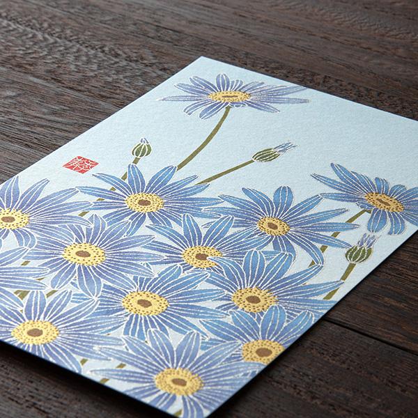 [Limited] Seasons Spring Silk-Print Postcard / MIDORI - Image 16