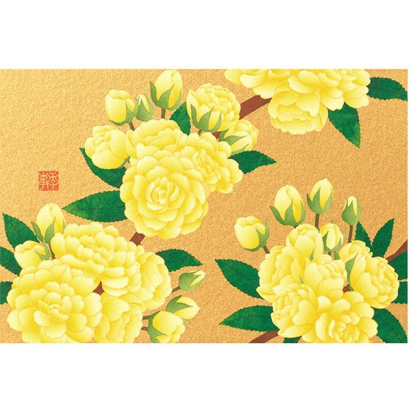 [Limited] Seasons Spring Silk-Print Postcard / MIDORI - Image 17