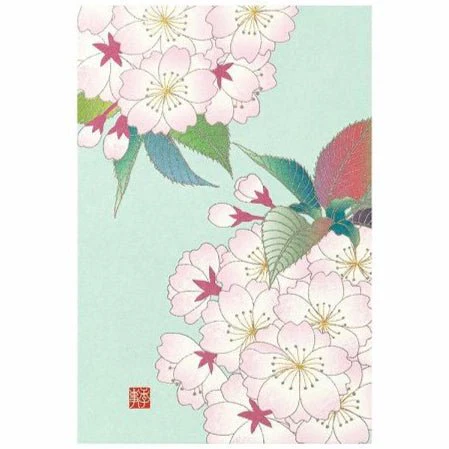 [Limited] Seasons Spring Silk-Print Postcard / MIDORI - Image 4