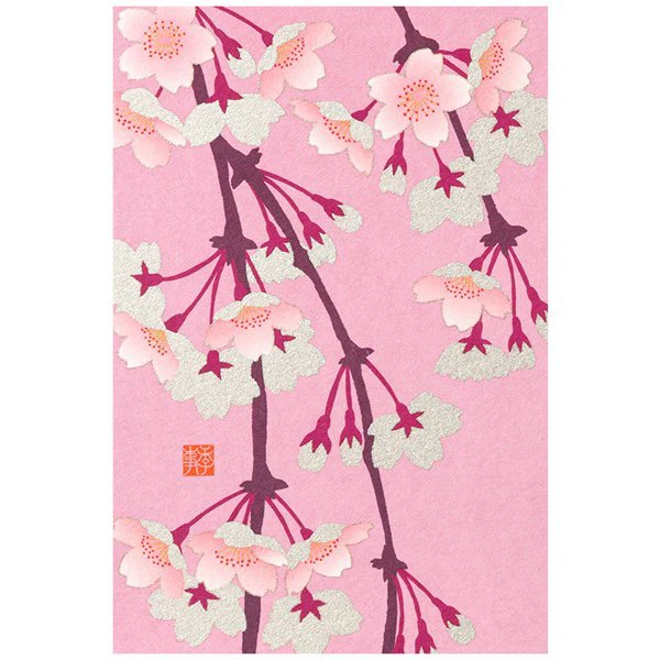 [Limited] Seasons Spring Silk-Print Postcard / MIDORI - Image 6