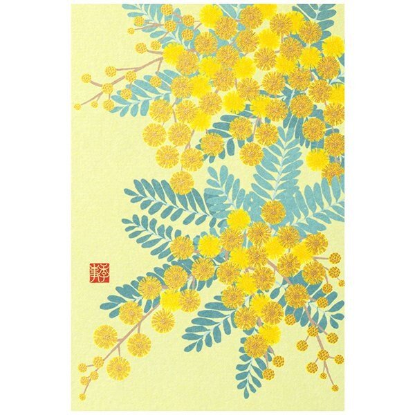 [Limited] Seasons Spring Silk-Print Postcard / MIDORI - Image 8