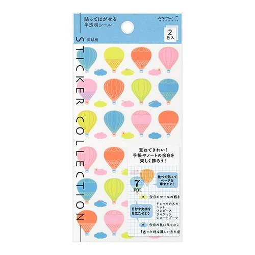 Semi-Transparent Journaling Sticker Collection / MIDORI - Image 3