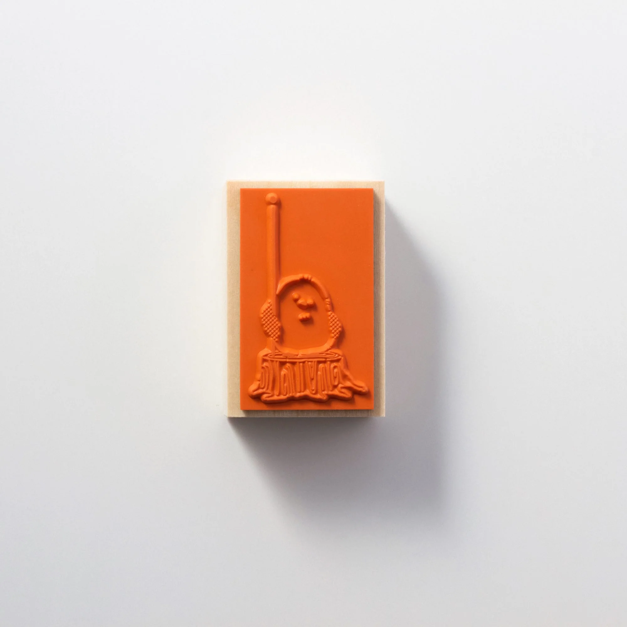 Shimaenaga Irodori Wooden Rubber Stamp Flag / BEVERLY - Image 2