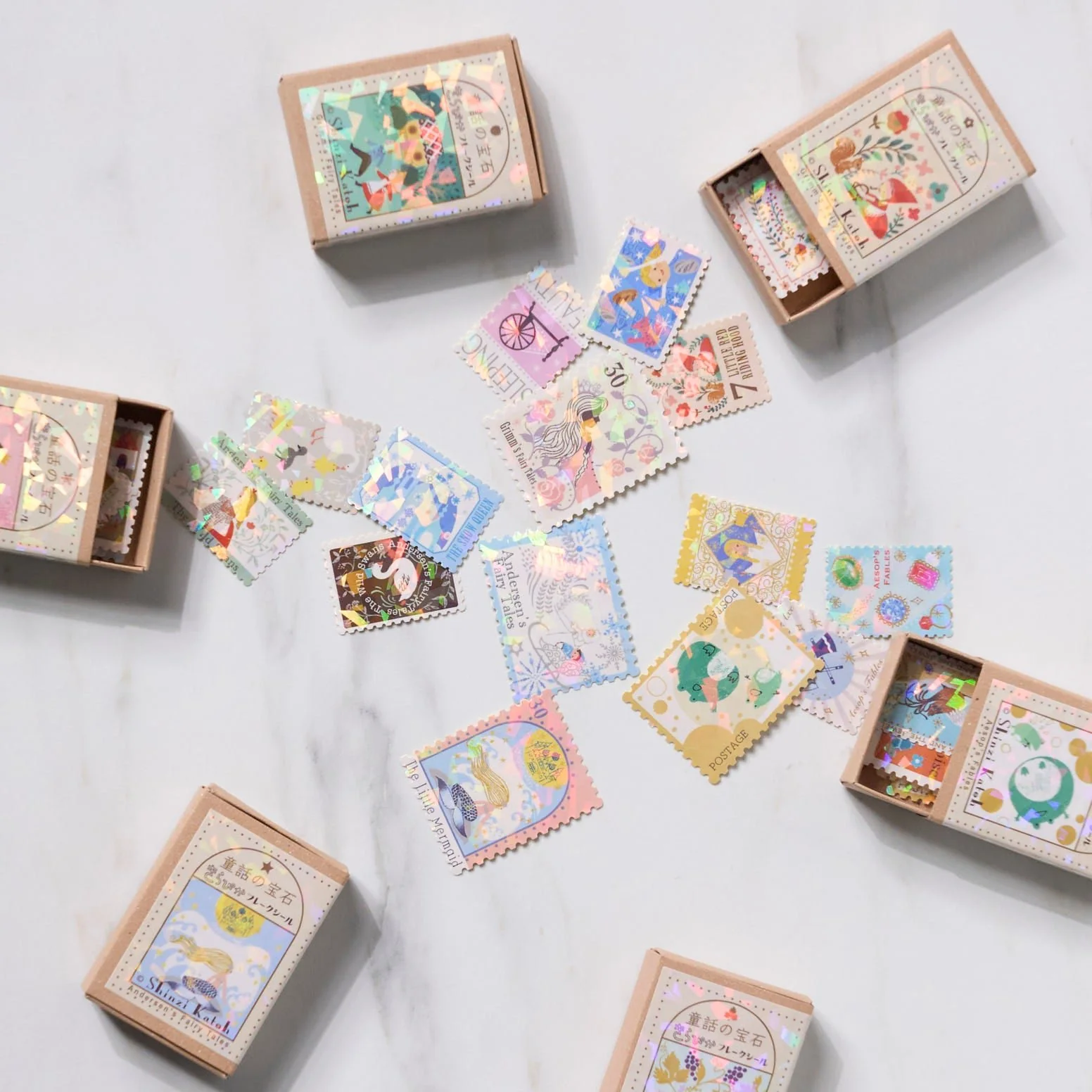 Shinzi Katoh Kirapika Flake Stickers - Fairy Tale Jewels / Seal Do - Image 2
