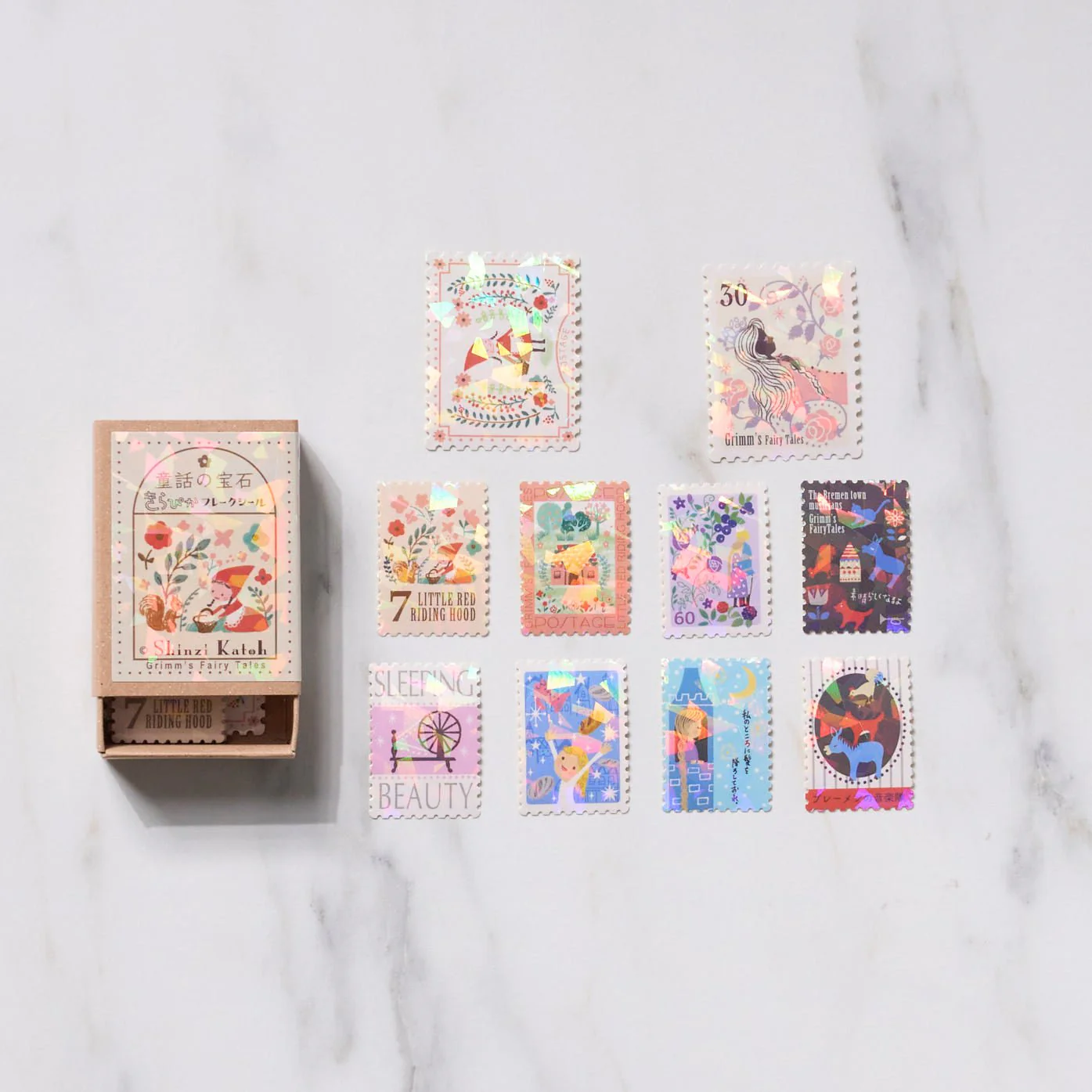 Shinzi Katoh Kirapika Flake Stickers - Fairy Tale Jewels / Seal Do - Image 6