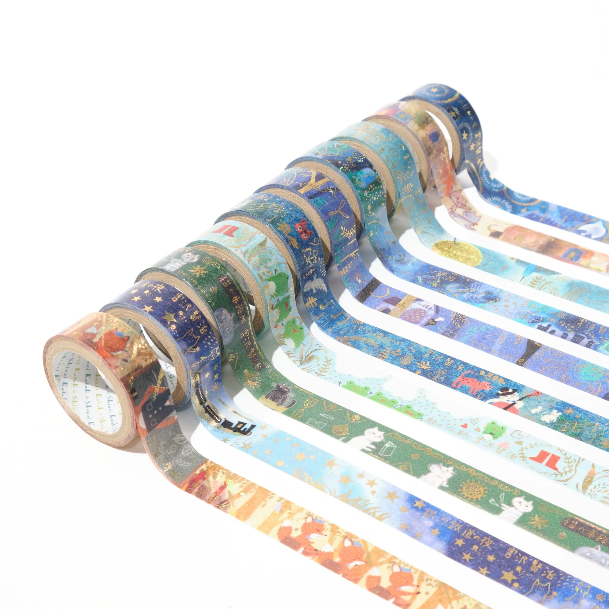 Shinzi Katoh Kirapika Masking Tape - Miyazawa Kenji Gentokan / Seal Do