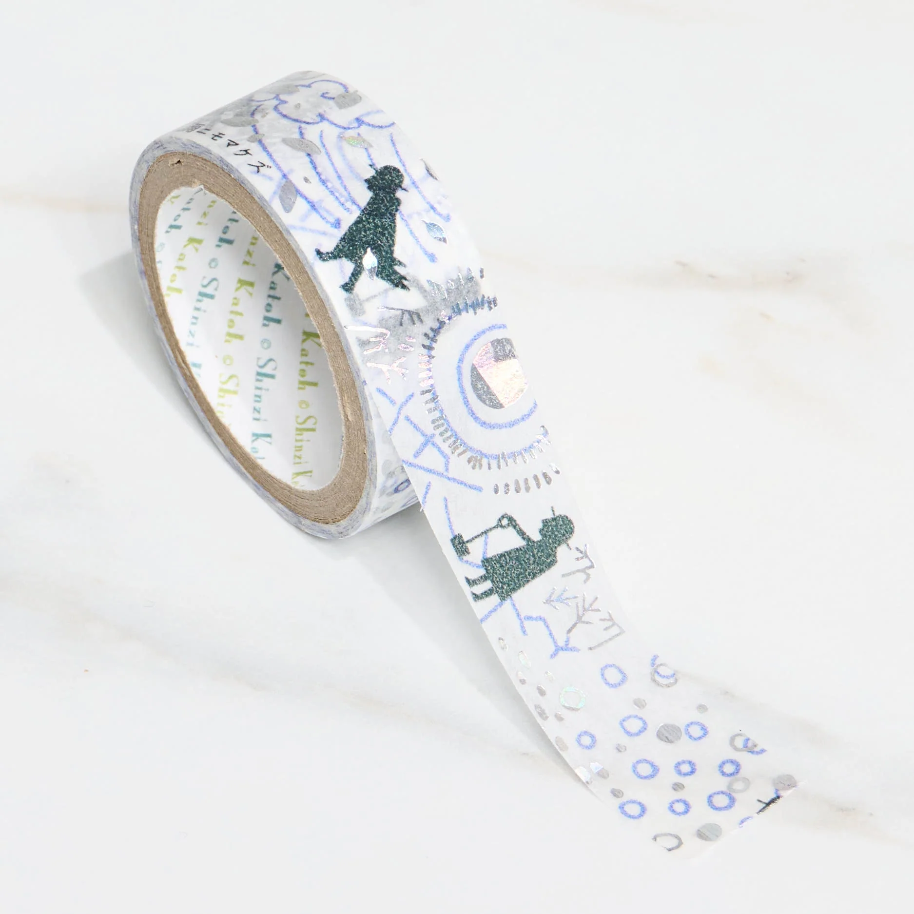 Shinzi Katoh Kirapika Masking Tape - Miyazawa Kenji Series #2 / Seal Do - Image 8