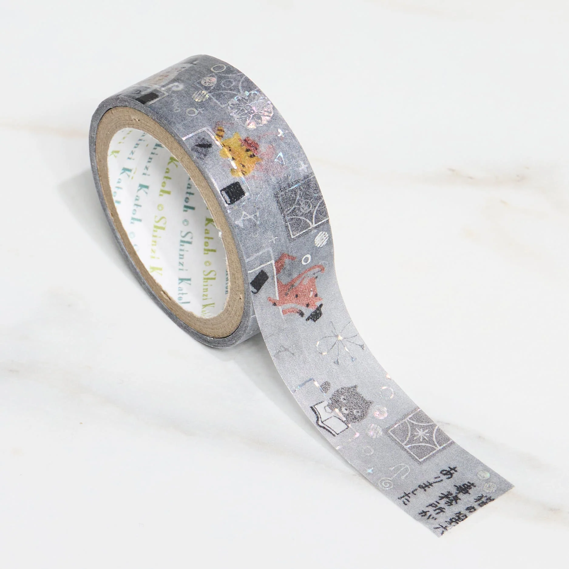 Shinzi Katoh Kirapika Masking Tape - Miyazawa Kenji Series #3 / Seal Do - Image 3