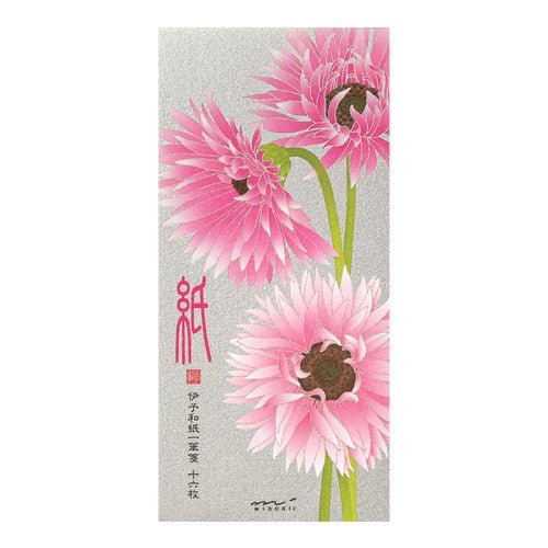 Seasons Silk-Print Envelope Letter Paper / MIDORI - Image 11