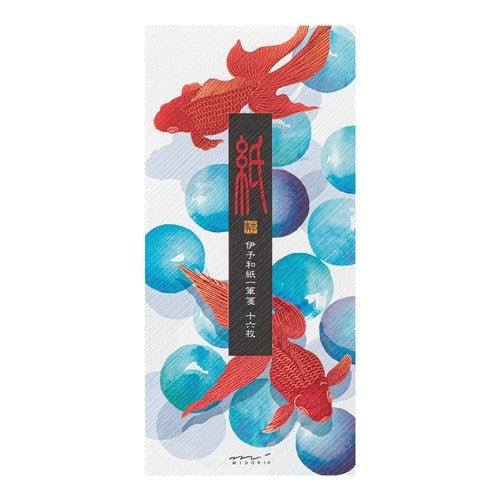 Seasons Silk-Print Envelope Letter Paper / MIDORI - Image 16