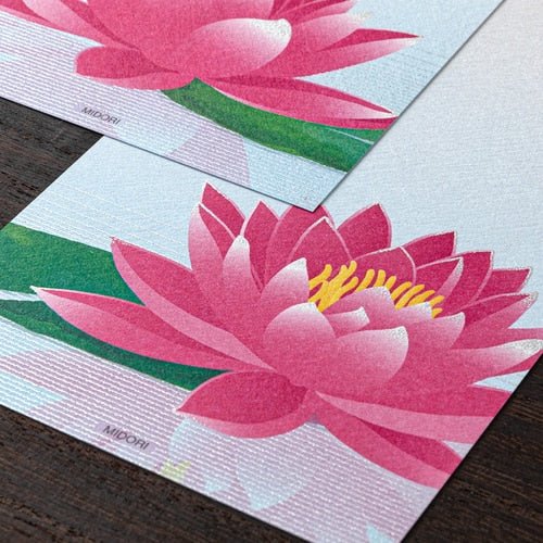 Seasons Silk-Print Envelope Letter Paper / MIDORI - Image 23