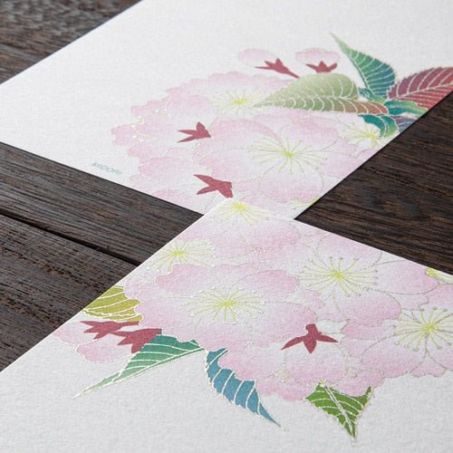 Seasons Silk-Print Envelope Letter Paper / MIDORI - Image 3