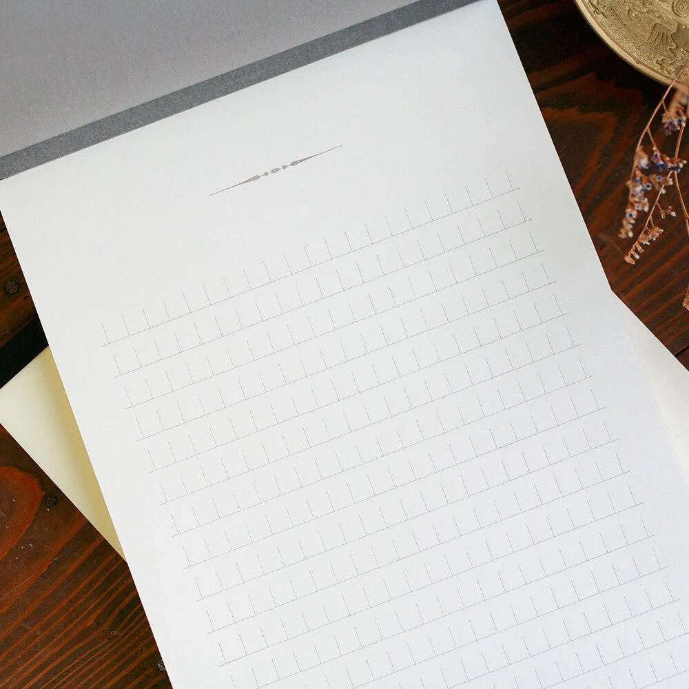 Retro Pattern Series Simple & Retro Lined Paper / Kohunkan Kappansho - Image 3