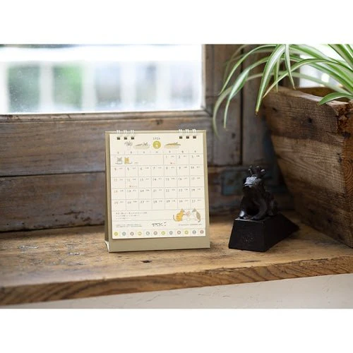 Small Ring Desk Calendar 2026 / MIDORI - Image 6