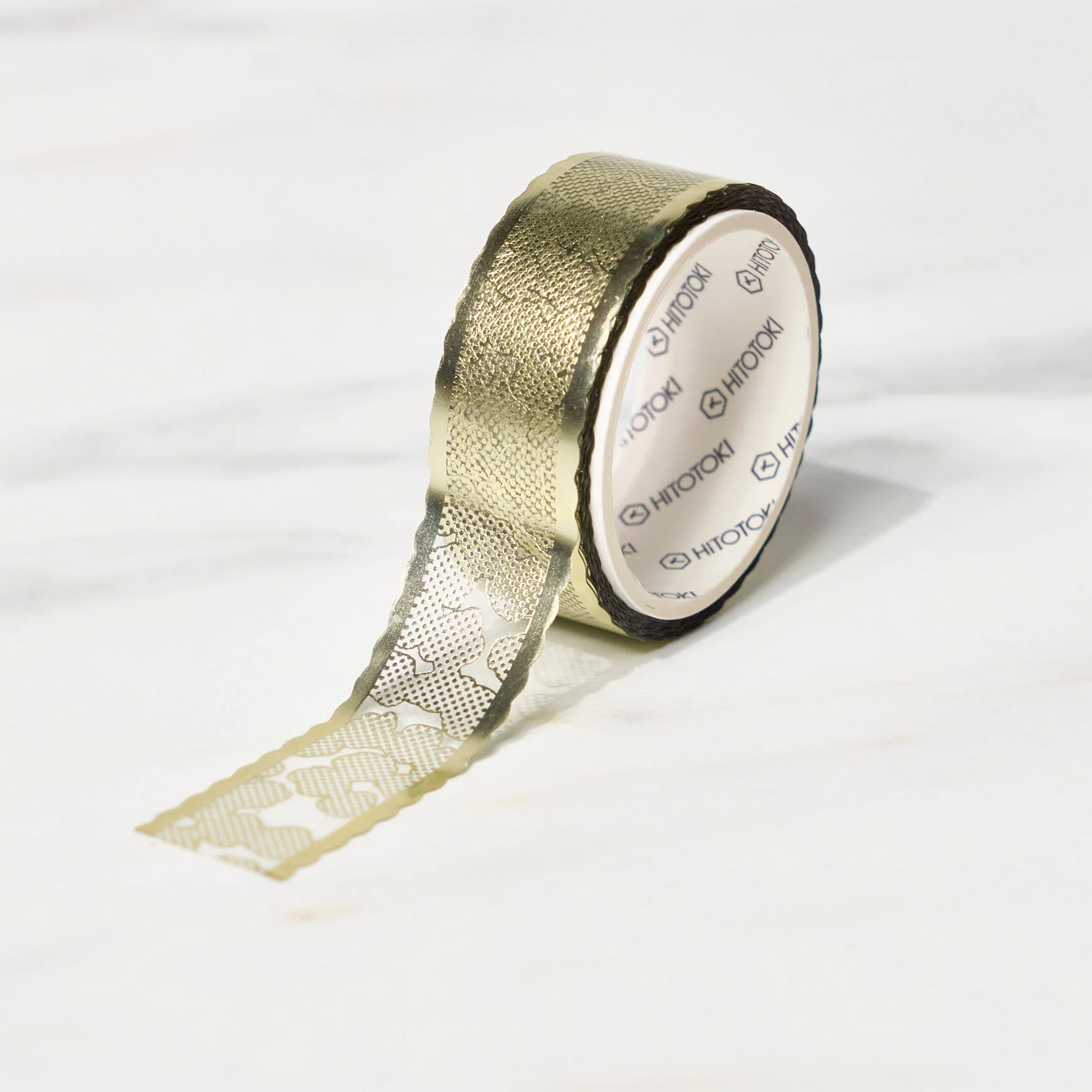 SODA 5th Edition Masking Tape White Gold Foil X-Cut Type / KING JIM - Image 4
