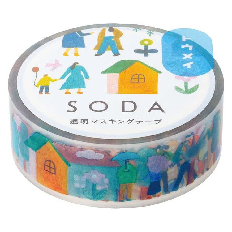 SODA Transparent Masking Tape 1st Edition / KING JIM - Image 3