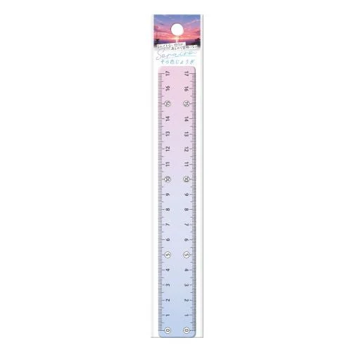 Sorairo Sky Color Ruler 17cm / KYOEI PLASTIC - Image 5