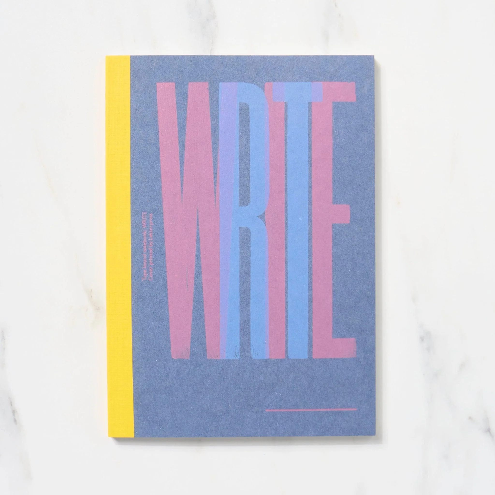 Spine-Wrapped Notebook A5 / Letterpress Letters - Image 12