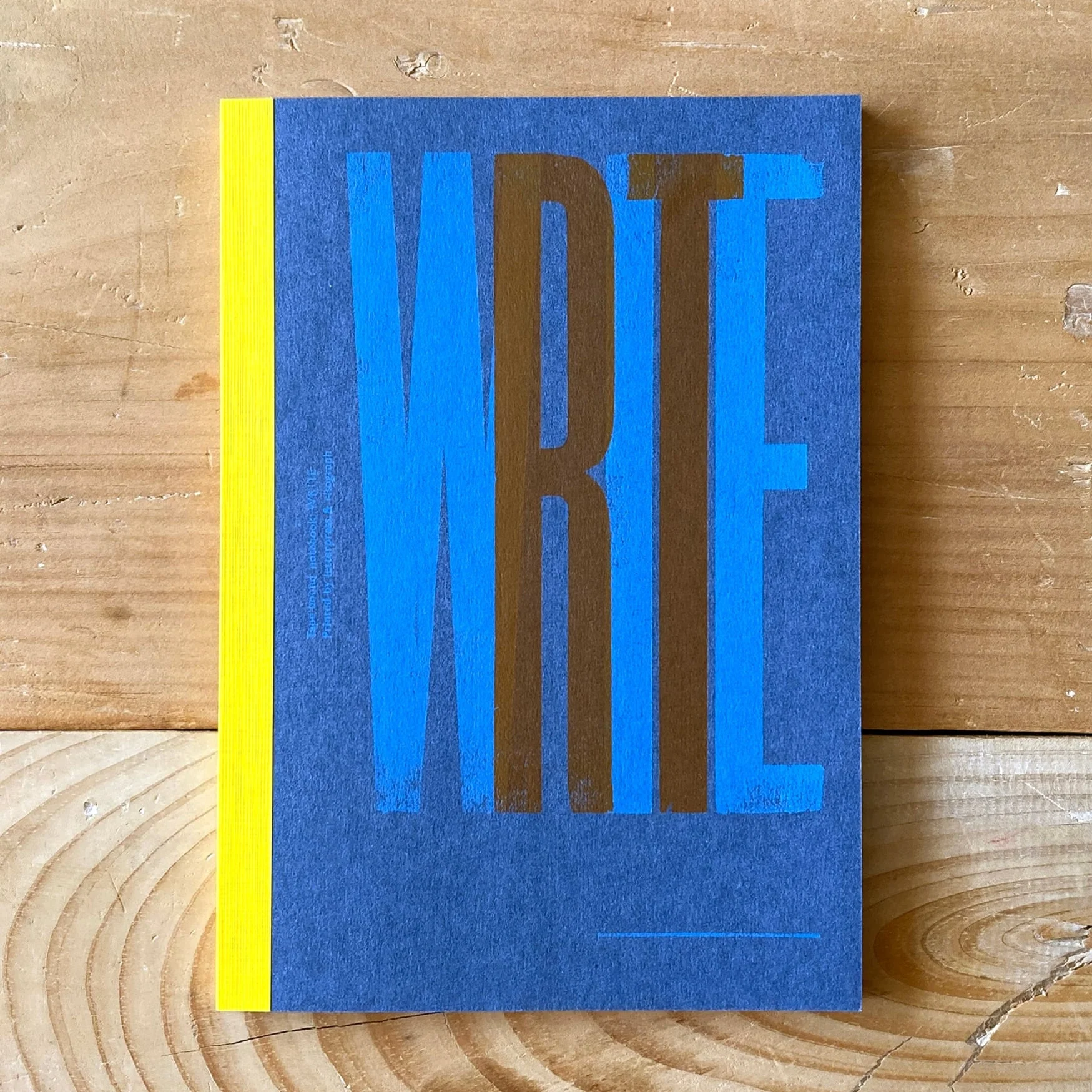 Spine-Wrapped Notebook A5 / Letterpress Letters - Image 19