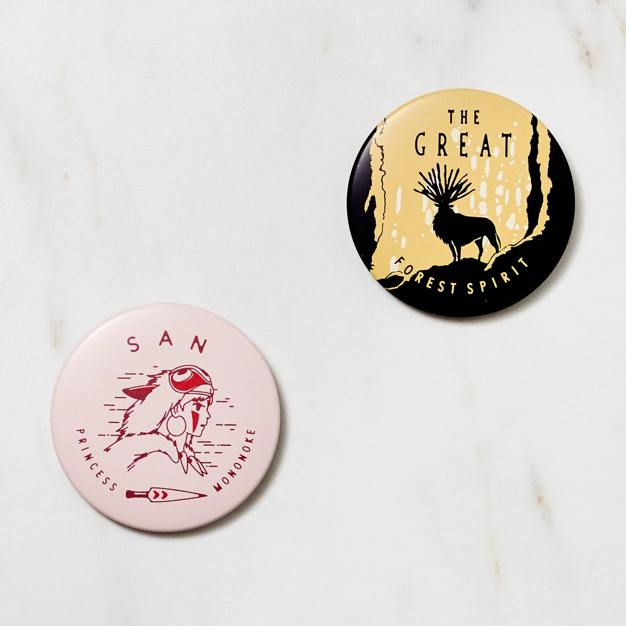 Princess Mononoke Surprise Tin Badges / Movic - Image 4