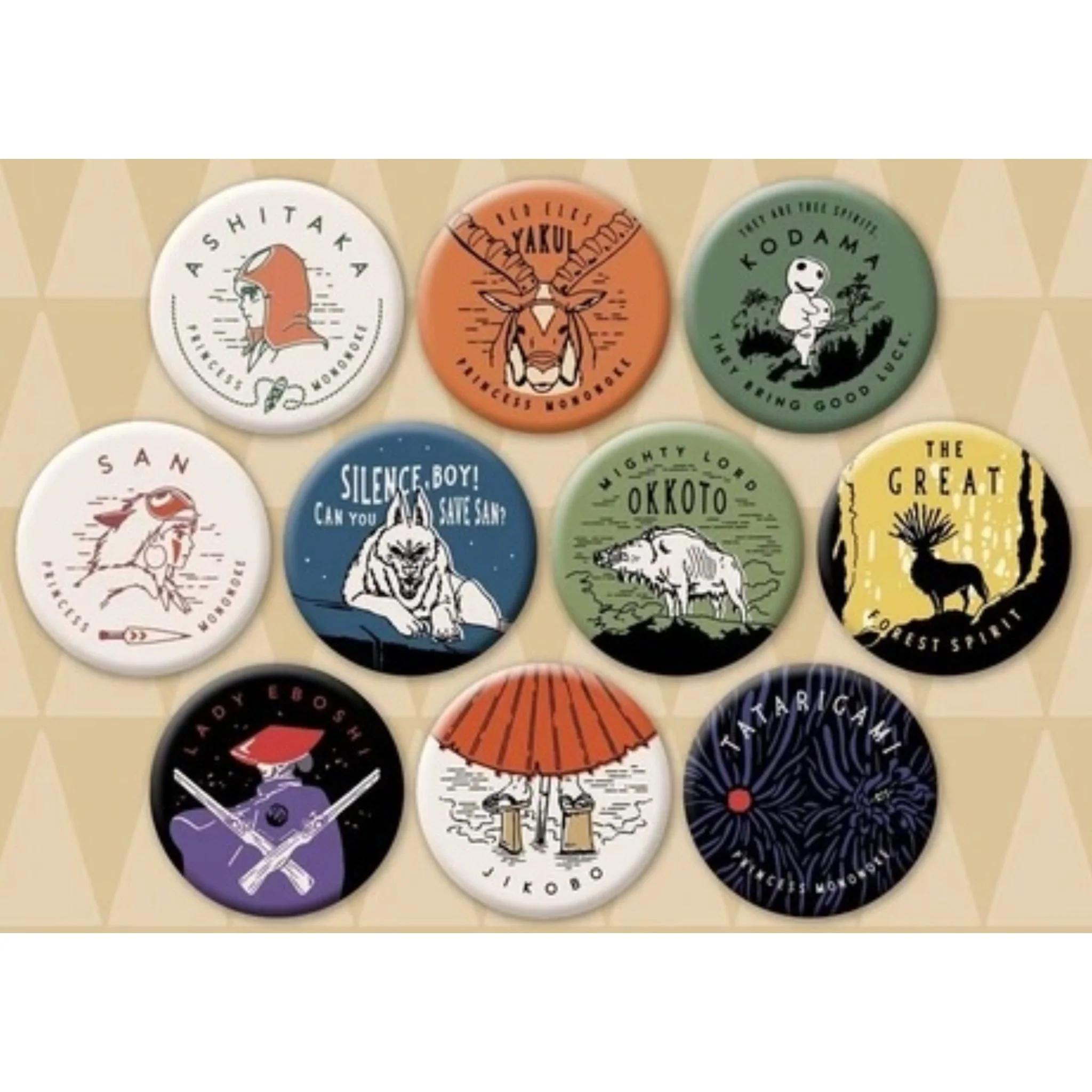 Princess Mononoke Surprise Tin Badges / Movic - Image 7
