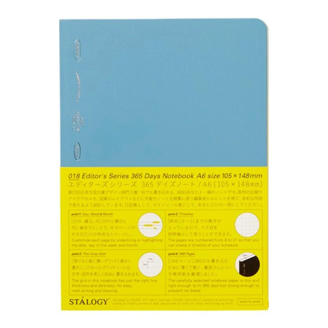 [Limited] STALOGY Editor's Series 365 Days Notebook / Nitto - Image 6