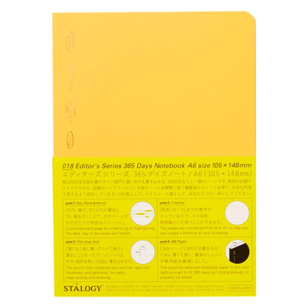 [Limited] STALOGY Editor's Series 365 Days Notebook / Nitto - Image 8
