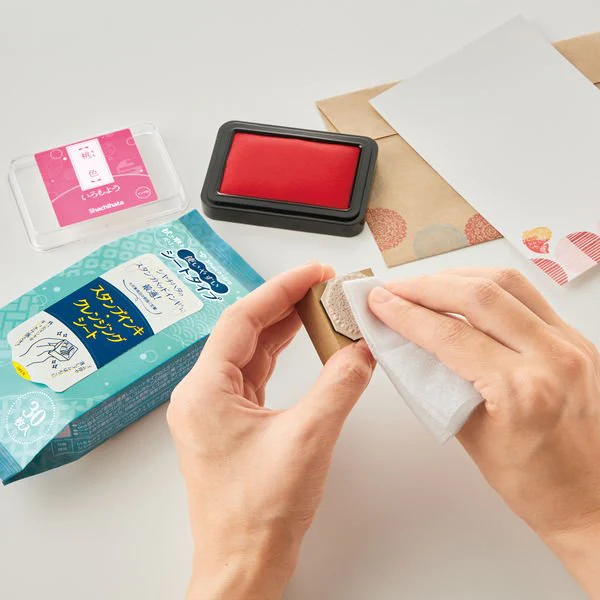 Stamp Ink Cleansing Sheets / Shachihata - Image 2