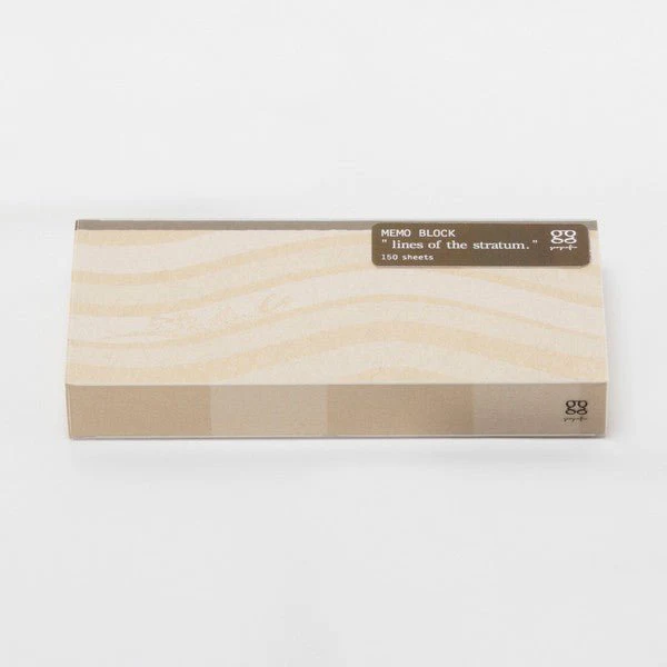 Strata Lines Memo Block / Marumo Printing - Image 2