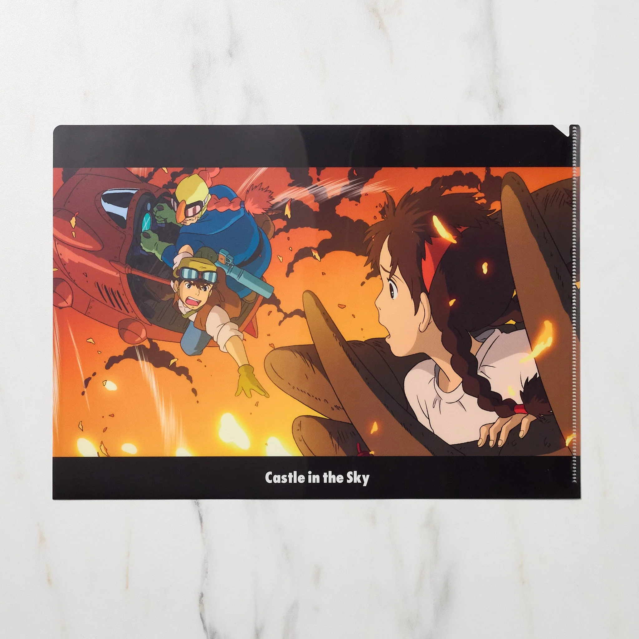 Studio Ghibli "Castle in the Sky" Scenes A4 Clear File Folder / Movic - Image 4