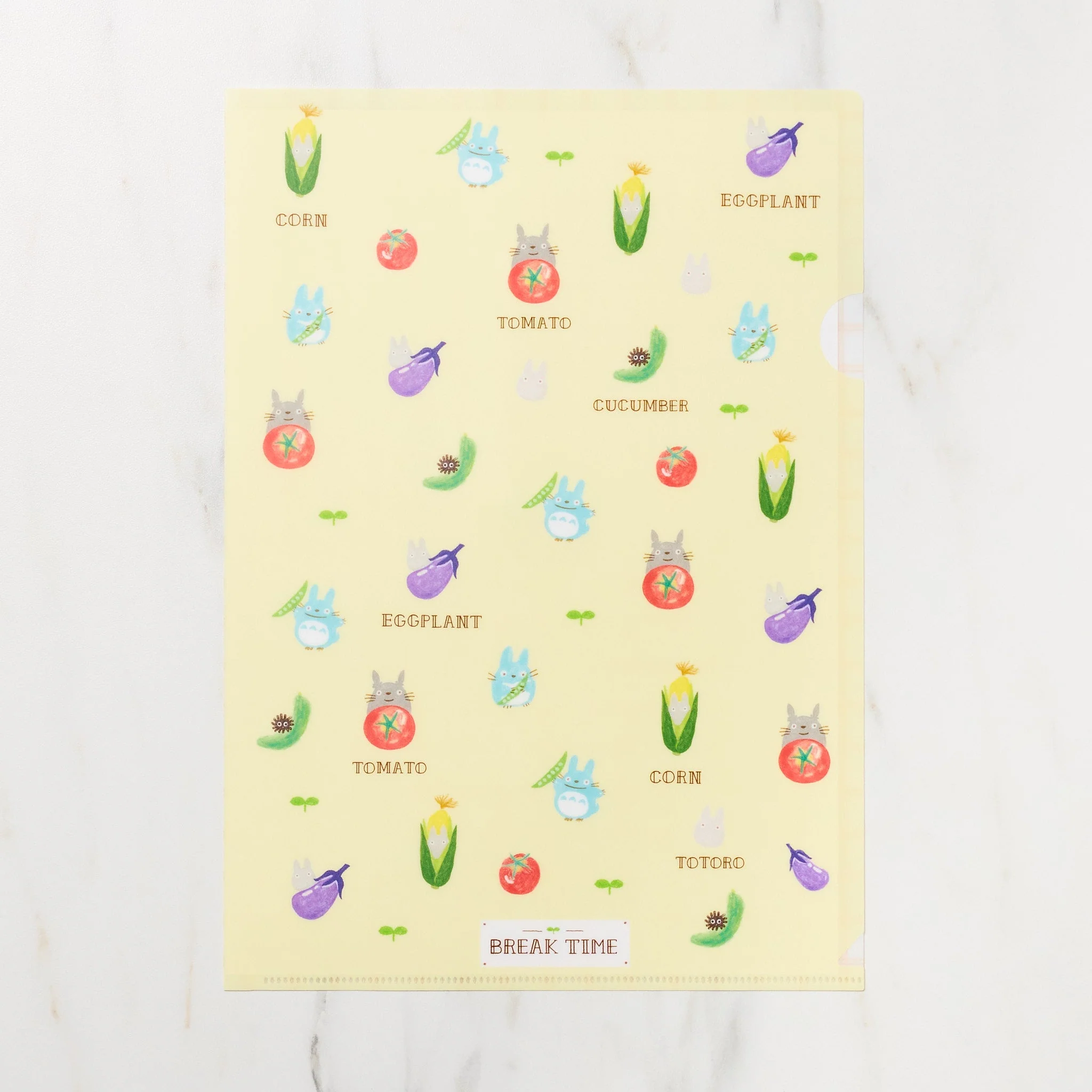 Studio Ghibli Break Time A4 Clear File Folder / Movic - Image 3