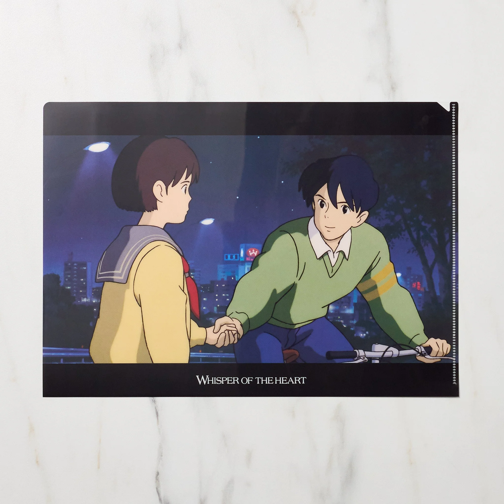 Studio Ghibli "Whisper of the Heart" Scenes A4 Clear File Folder / Movic - Image 4