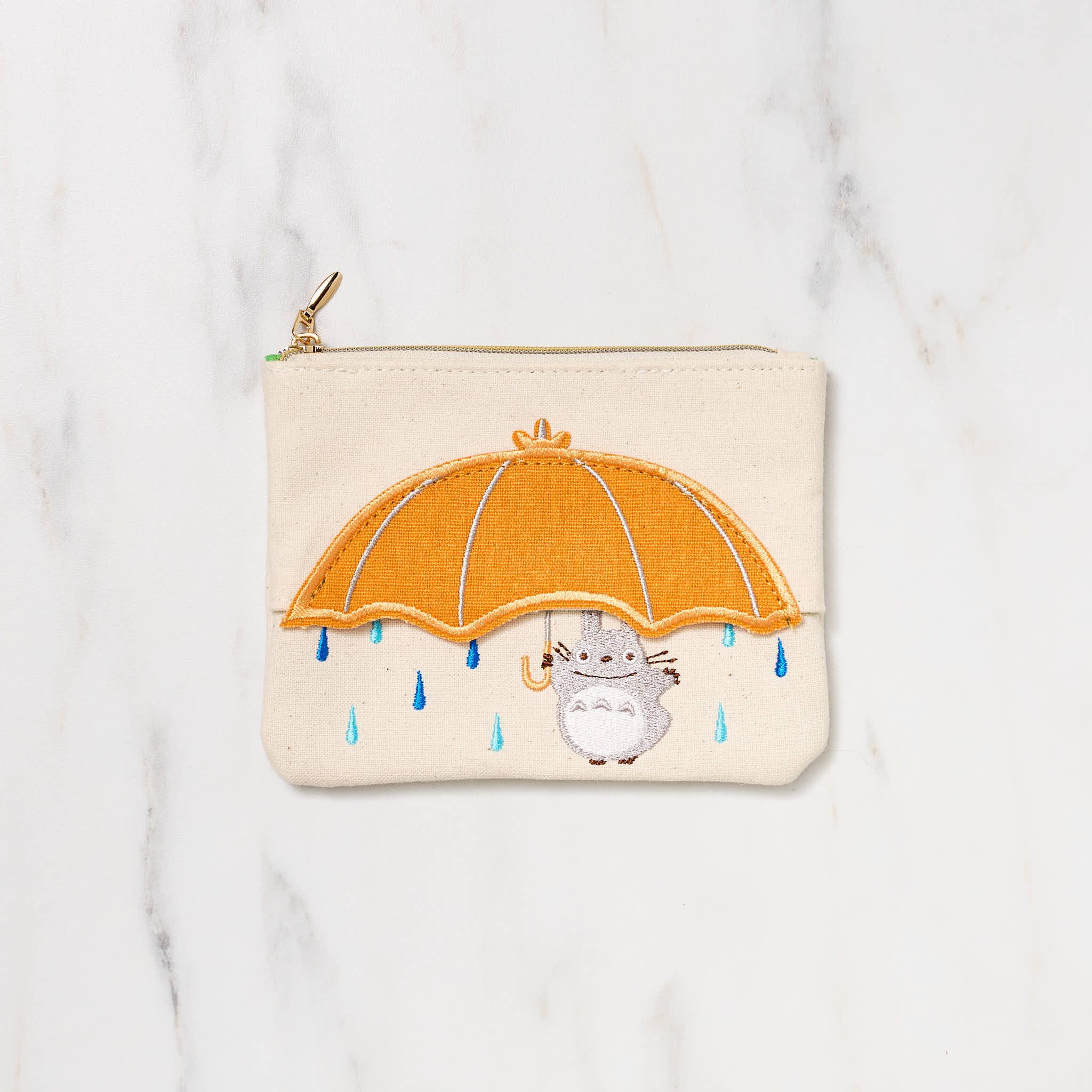 Studio Ghibli Totoro and Jiji Mini Tissue Case Pouch / Marushin - Image 3