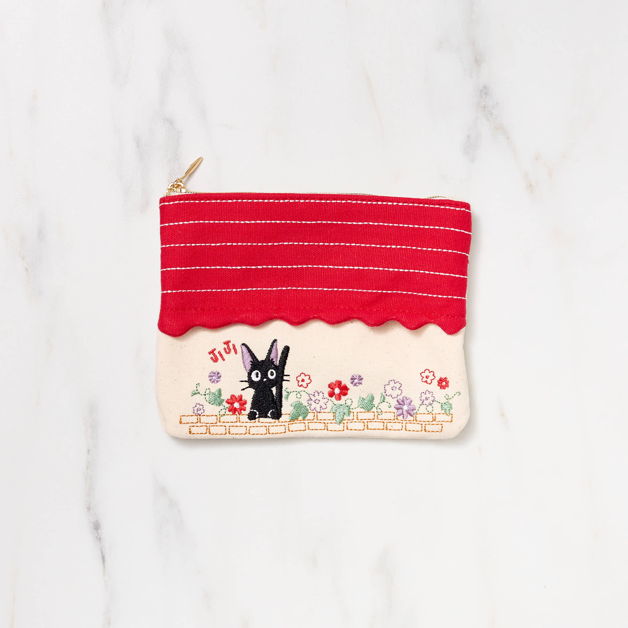 Studio Ghibli Totoro and Jiji Mini Tissue Case Pouch / Marushin - Image 4