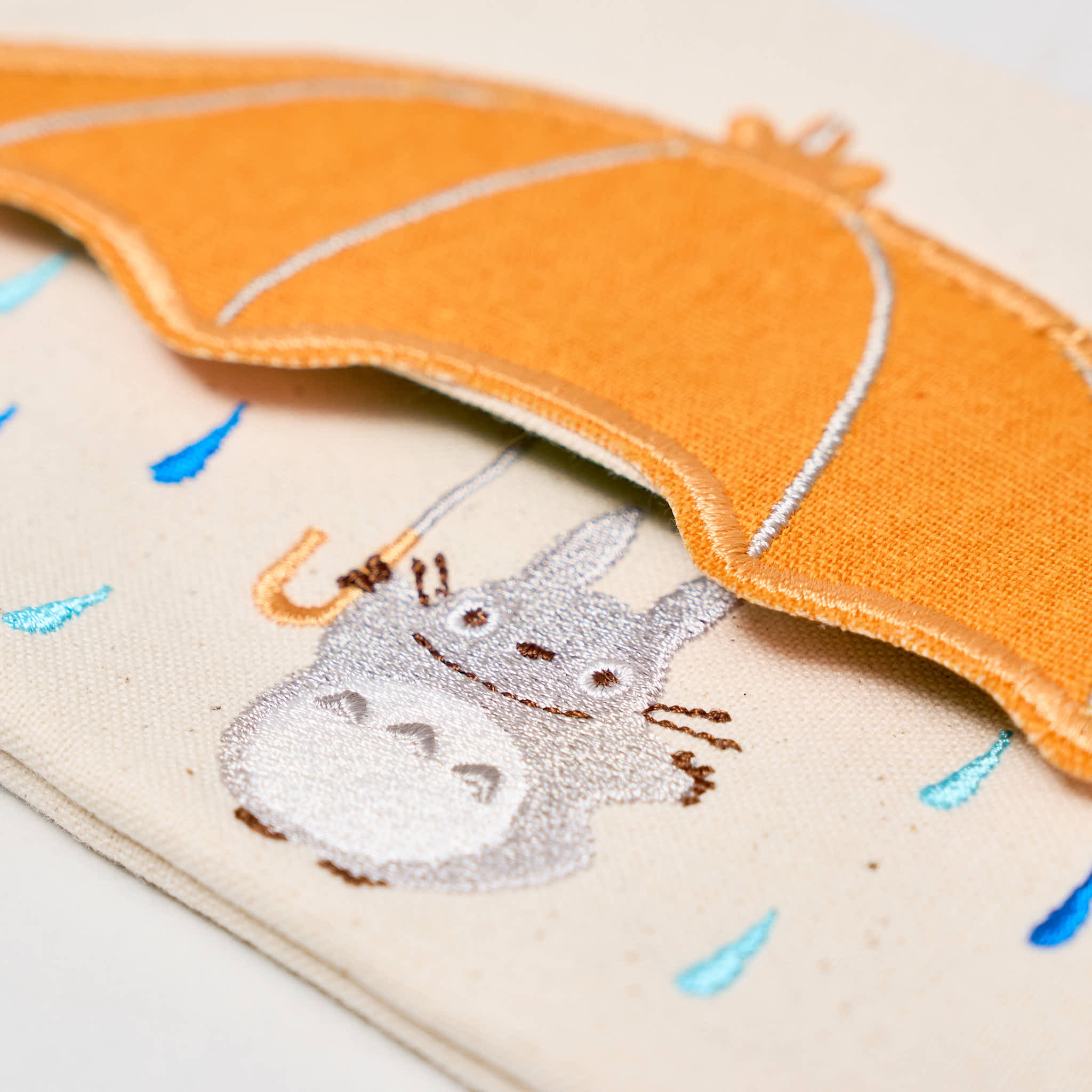 Studio Ghibli Totoro and Jiji Mini Tissue Case Pouch / Marushin - Image 5