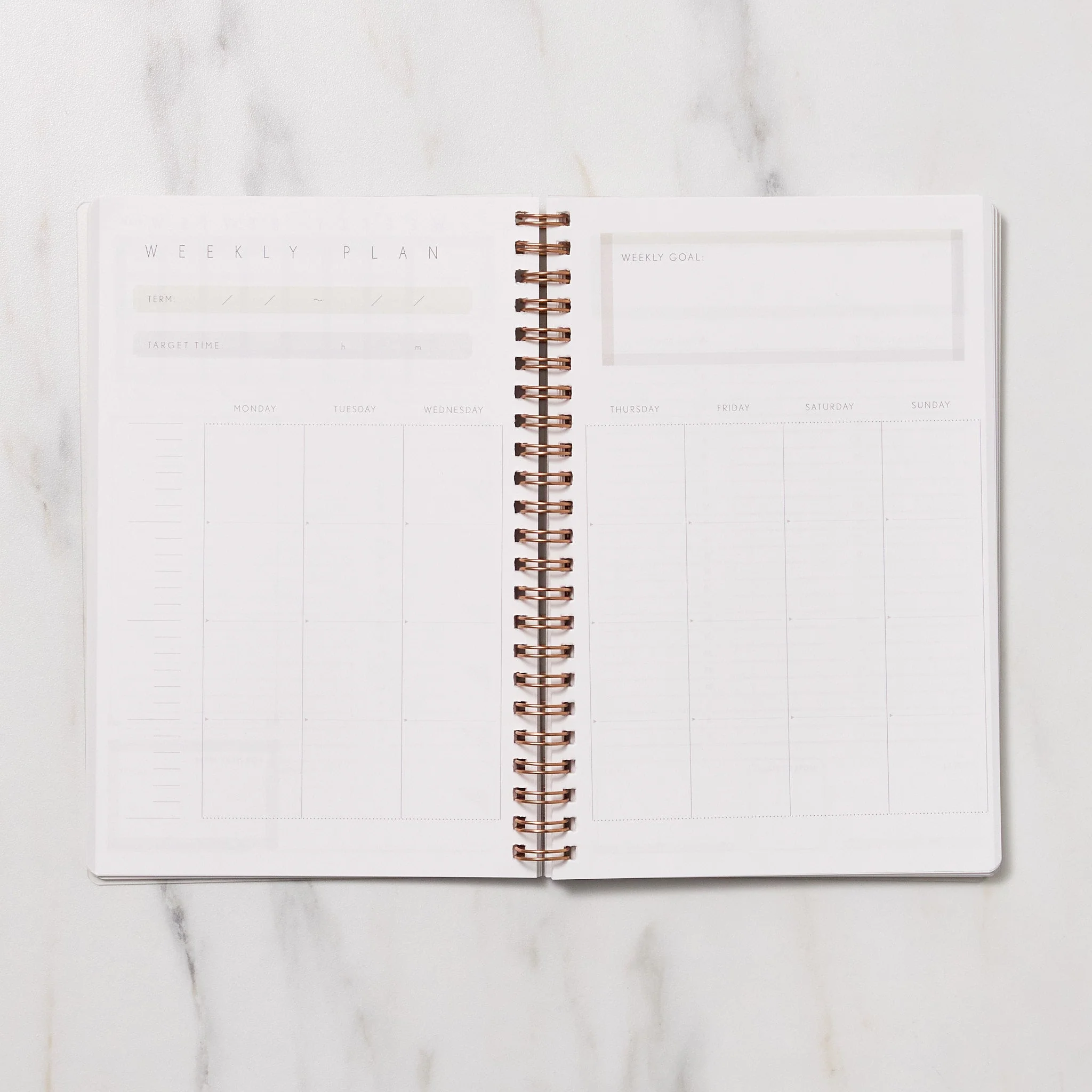 STUDY PLANNER DIARY A5 Ring Type Notebook / IROHA PUBLISHING - Image 5