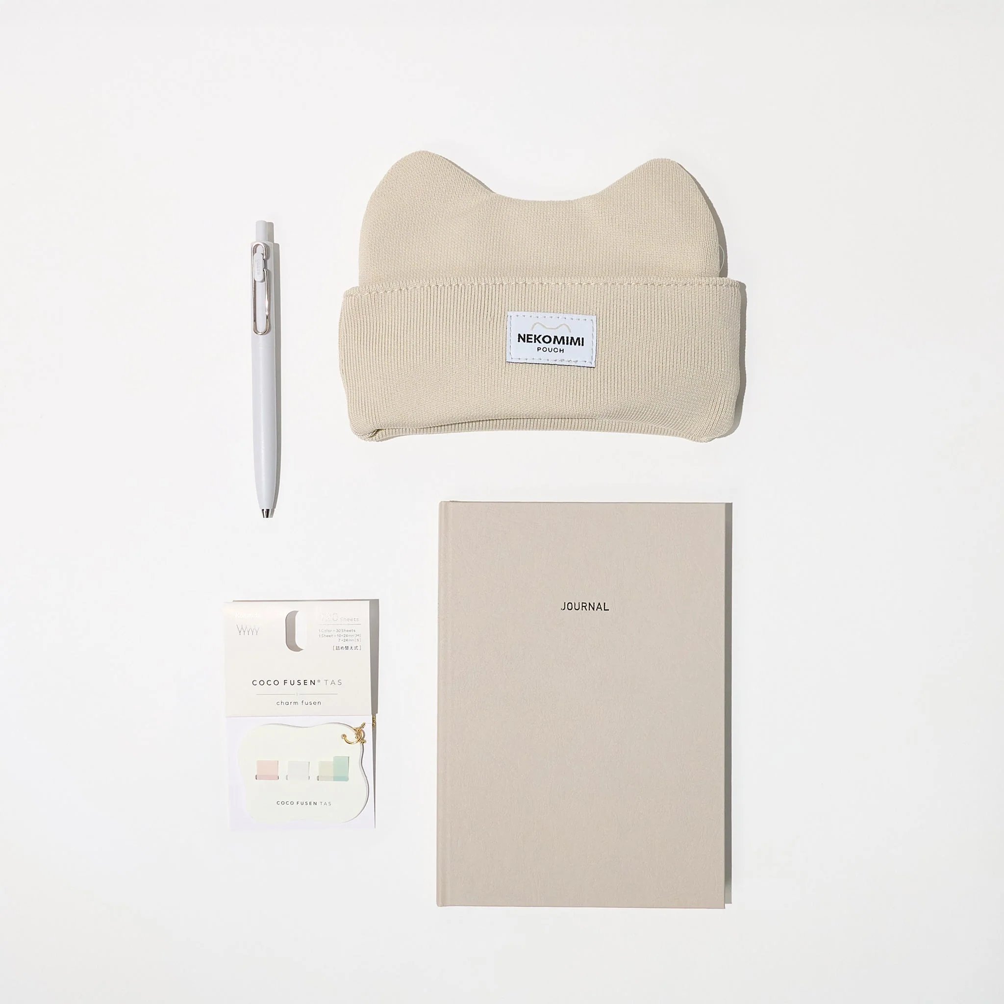 Stylish Notes: Sand Beige Journaling Set