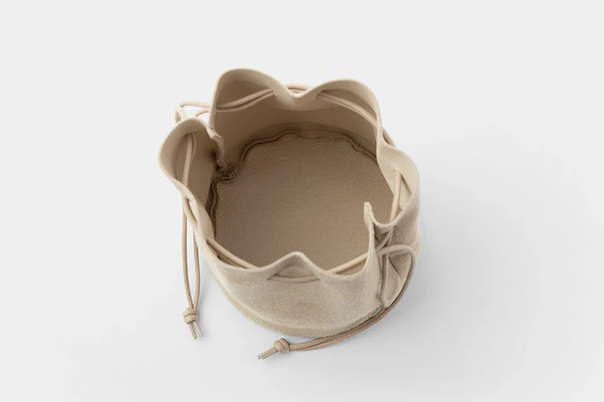 Suede Drawstring Bag / TOUCH & FLOW - Image 11