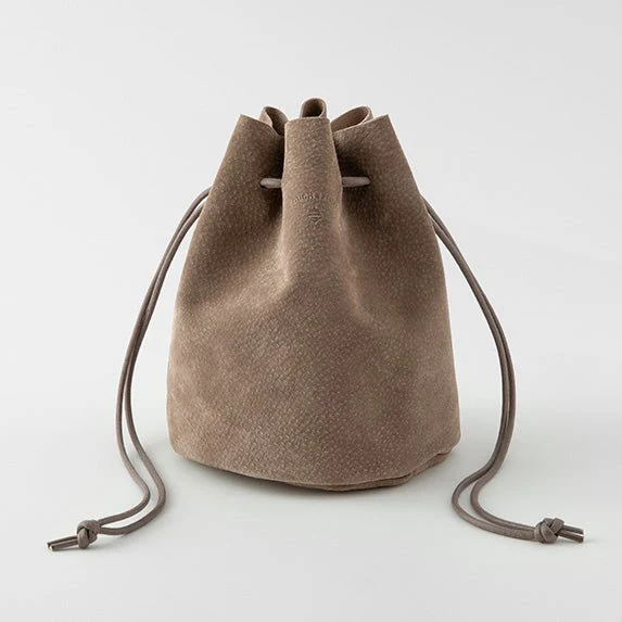 Suede Drawstring Bag / TOUCH & FLOW - Image 8