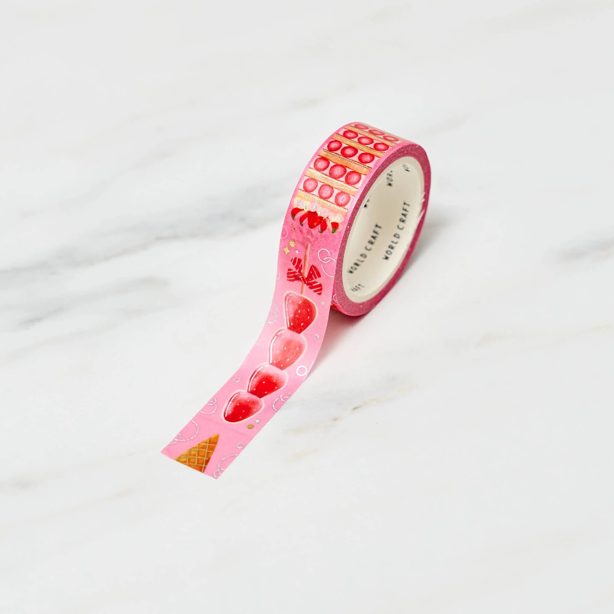 Sweet Love Series Vertical Foil Masking Tape / WORLD CRAFT - Image 2