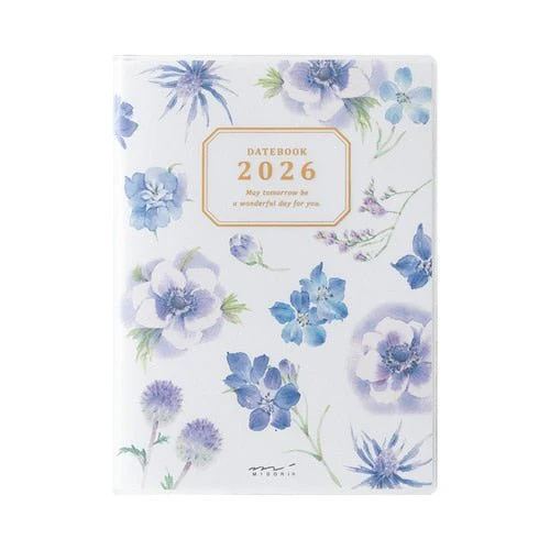 Takiko Kuroiwa Country Time Floral Print Pocket Diary 2026 / MIDORI - Image 15