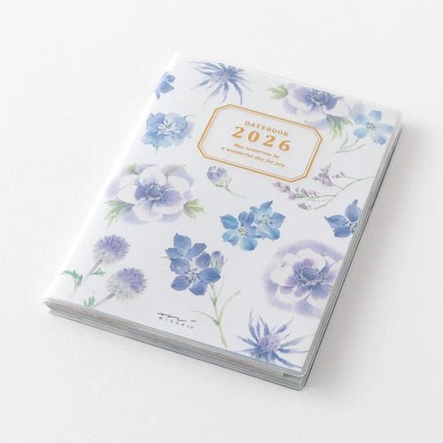Takiko Kuroiwa Country Time Floral Print Pocket Diary 2026 / MIDORI - Image 16