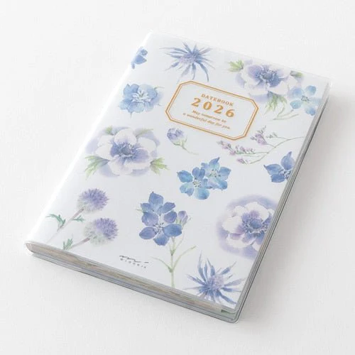 Takiko Kuroiwa Country Time Floral Print Pocket Diary 2026 / MIDORI - Image 23